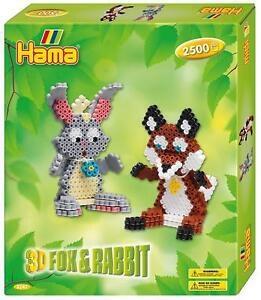 HAMA BEADS GIFT BOX VOLPE E CONIGLIO