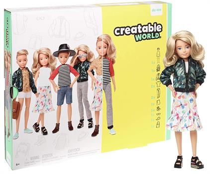 CREATABLE WORLD CAPELLI BIONDI CORTI