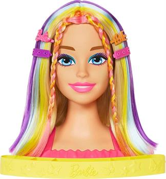 BARBIE TESTA STYLING CAPELLI ARCOBALENO