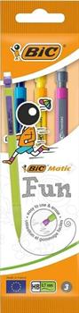 BIC FUN PORTAMINA 3 PEZZI HB 0.7MM