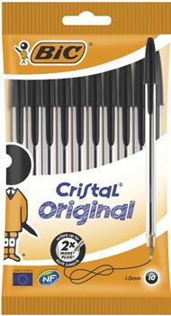 BIC CRISTAL ORIGINAL NERO PUNTA 1MM