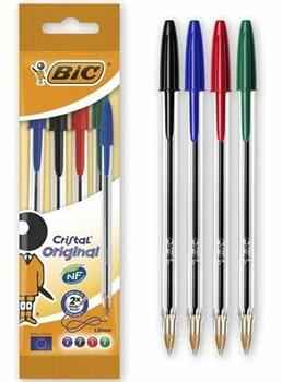 BIC CRISTAL ORIGINAL SET 4 COLORI 1MM