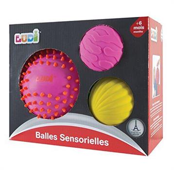 SET 3 PALLE SENSORIALI ROSA