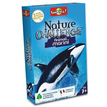 CARTE NATURE CHALLENGE ANIMALI MARINI