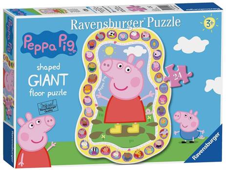 24 PZ GIANT PUZZLE SAGOMATO PEPPA PIG