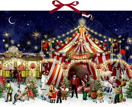 CALENDARIO AVVENTO IL CIRCO A NATALE