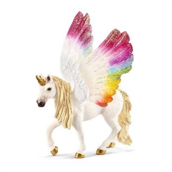 UNICORNO ARCOBALENO ALATO