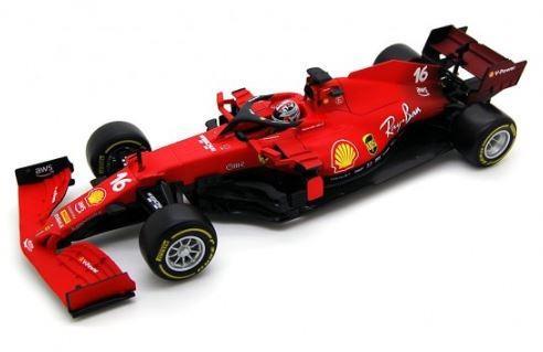 AUTO FERRARI F1 SF21 LECLERC/SAINZ 1/18