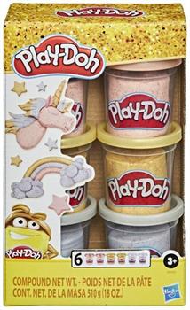 PLAY-DOH METALLIC COMPOUND 6 VASETTI