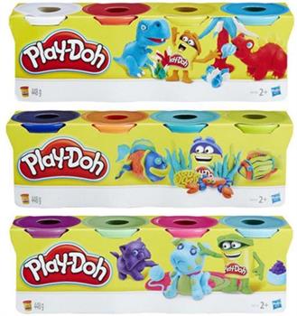 PLAY-DOH 4 VASETTI COLORI ASSORTITI