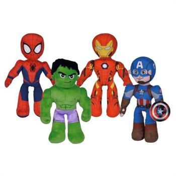 PELUCHE MARVEL POSABILI 25CM ASSORTITI