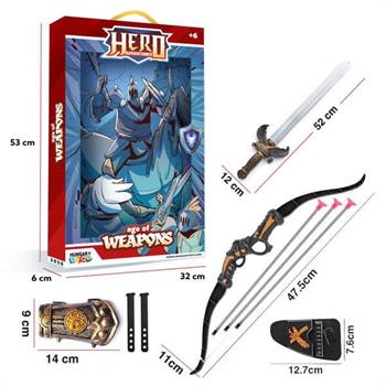 SET HERO ADVENTURE ARCO E SPADA