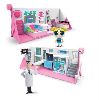 POWERPUFF GIRLS PLAYSET FLIPACTION