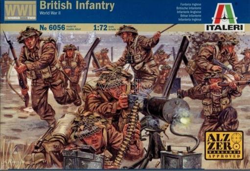 SOLDATI INGLESI FANTERIA 1/72