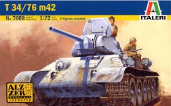 CARRO ARMATO T34/76 KIT 1/72